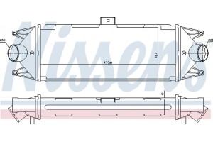 Nissens Ψυγείο Αέρα Υπερπλήρωσης - 96727
