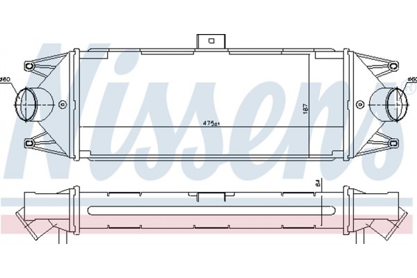 Nissens Ψυγείο Αέρα Υπερπλήρωσης - 96727