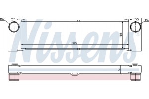 Nissens Ψυγείο Αέρα Υπερπλήρωσης - 96729
