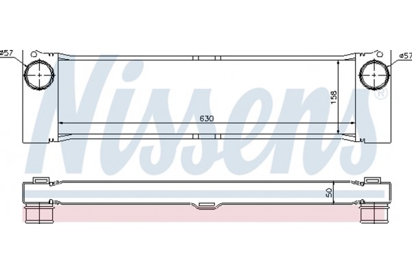 Nissens Ψυγείο Αέρα Υπερπλήρωσης - 96729
