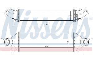 Nissens Ψυγείο Αέρα Υπερπλήρωσης - 96732