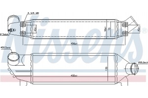 Nissens Ψυγείο Αέρα Υπερπλήρωσης - 96733