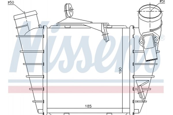 Nissens Ψυγείο Αέρα Υπερπλήρωσης - 96770