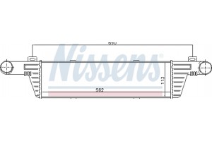 Nissens Ψυγείο Αέρα Υπερπλήρωσης - 96860