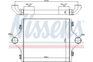 Nissens Ψυγείο Αέρα Υπερπλήρωσης - 96977