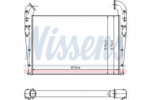 Nissens Ψυγείο Αέρα Υπερπλήρωσης - 96992