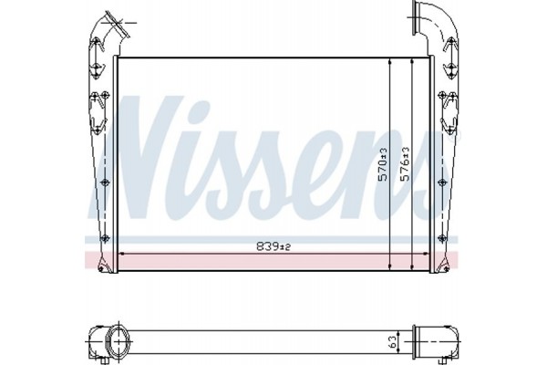 Nissens Ψυγείο Αέρα Υπερπλήρωσης - 96992