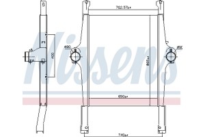 Nissens Ψυγείο Αέρα Υπερπλήρωσης - 97022