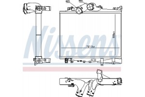 Nissens Ψυγείο Αέρα Υπερπλήρωσης - 97038