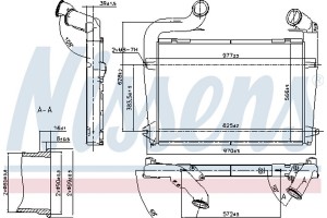 Nissens Ψυγείο Αέρα Υπερπλήρωσης - 97061