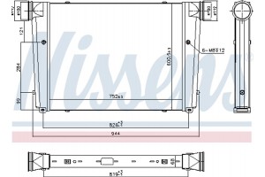 Nissens Ψυγείο Αέρα Υπερπλήρωσης - 97092