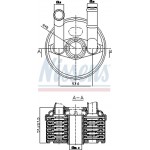 Nissens Ψυγείο λαδιού, αυτόμ. κιβ. ταχυτ. - 90666