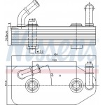 Nissens Ψυγείο λαδιού, αυτόμ. κιβ. ταχυτ. - 90667