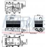 Nissens Ψυγείο λαδιού, αυτόμ. κιβ. ταχυτ. - 90673