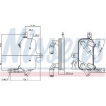 Nissens Ψυγείο λαδιού, αυτόμ. κιβ. ταχυτ. - 90891