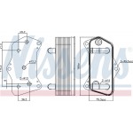 Nissens Ψυγείο λαδιού, αυτόμ. κιβ. ταχυτ. - 91160