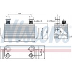 Nissens Ψυγείο λαδιού, αυτόμ. κιβ. ταχυτ. - 91178