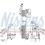 Nissens Ψυγείο λαδιού, αυτόμ. κιβ. ταχυτ. - 91224