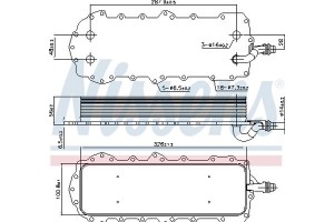 Nissens Ψυγείο λαδιού, Λάδι Κινητήρα - 90947