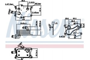 Nissens Ψυγείο λαδιού, Λάδι Κινητήρα - 91239