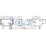 Nissens Ψυγείο λαδιού, Λάδι Κινητήρα - 90580