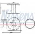 Nissens Ψυγείο λαδιού, Λάδι Κινητήρα - 90603