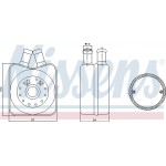 Nissens Ψυγείο λαδιού, Λάδι Κινητήρα - 90606