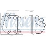 Nissens Ψυγείο λαδιού, Λάδι Κινητήρα - 90622