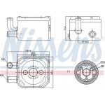 Nissens Ψυγείο λαδιού, Λάδι Κινητήρα - 90654