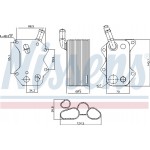 Nissens Ψυγείο λαδιού, Λάδι Κινητήρα - 90660