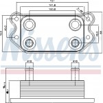 Nissens Ψυγείο λαδιού, Λάδι Κινητήρα - 90676