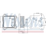 Nissens Ψυγείο λαδιού, Λάδι Κινητήρα - 90680