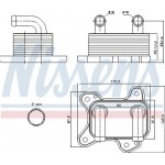Nissens Ψυγείο λαδιού, Λάδι Κινητήρα - 90682
