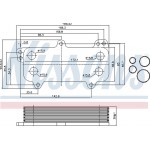 Nissens Ψυγείο λαδιού, Λάδι Κινητήρα - 90684