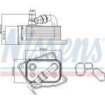 Nissens Ψυγείο λαδιού, Λάδι Κινητήρα - 90688