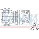 Nissens Ψυγείο λαδιού, Λάδι Κινητήρα - 90700