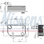 Nissens Ψυγείο λαδιού, Λάδι Κινητήρα - 90711
