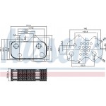 Nissens Ψυγείο λαδιού, Λάδι Κινητήρα - 90712