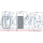 Nissens Ψυγείο λαδιού, Λάδι Κινητήρα - 90720