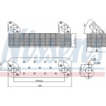 Nissens Ψυγείο λαδιού, Λάδι Κινητήρα - 90728