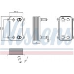 Nissens Ψυγείο λαδιού, Λάδι Κινητήρα - 90735