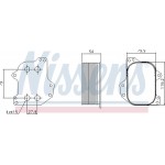 Nissens Ψυγείο λαδιού, Λάδι Κινητήρα - 90745