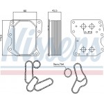 Nissens Ψυγείο λαδιού, Λάδι Κινητήρα - 90752