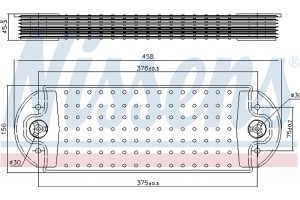 Nissens Ψυγείο λαδιού, Λάδι Κινητήρα - 90765