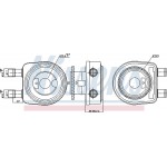 Nissens Ψυγείο λαδιού, Λάδι Κινητήρα - 90780
