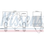Nissens Ψυγείο λαδιού, Λάδι Κινητήρα - 90781
