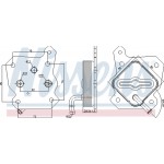 Nissens Ψυγείο λαδιού, Λάδι Κινητήρα - 90790