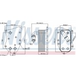 Nissens Ψυγείο λαδιού, Λάδι Κινητήρα - 90804