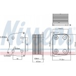 Nissens Ψυγείο λαδιού, Λάδι Κινητήρα - 90824