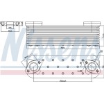 Nissens Ψυγείο λαδιού, Λάδι Κινητήρα - 90827